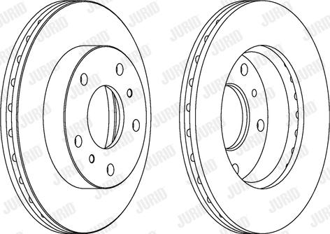 Jurid 563077JC - Bremžu diski ps1.lv