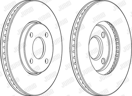 Jurid 563132JC - Bremžu diski ps1.lv