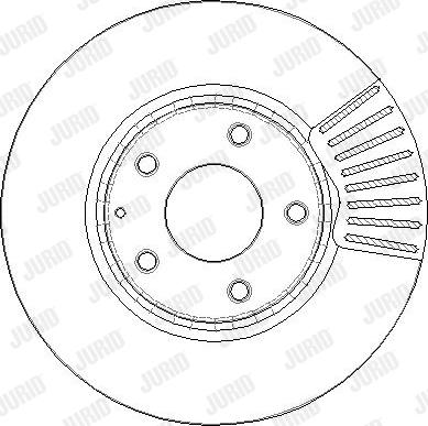 Jurid 563356JC-1 - Bremžu diski ps1.lv