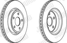 Jurid 562972JC-1 - Bremžu diski ps1.lv