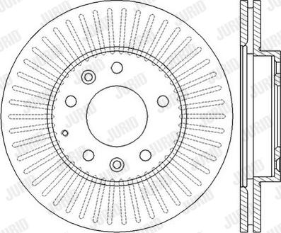 Jurid 562446J-1 - Bremžu diski ps1.lv