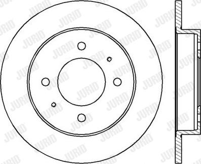 Jurid 562419J-1 - Bremžu diski ps1.lv