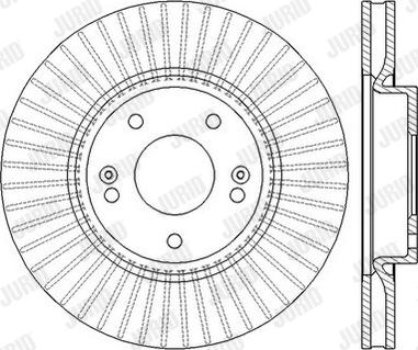 Jurid 562550JC-1 - Bremžu diski ps1.lv