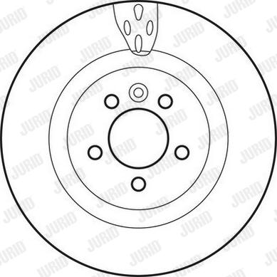 Jurid 562654JC - Bremžu diski ps1.lv