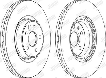 Jurid 562652JC-1 - Bremžu diski ps1.lv