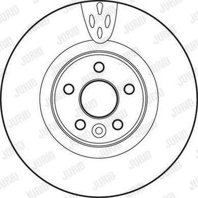 Jurid 562652JC - Bremžu diski ps1.lv