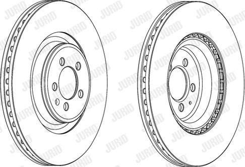 Jurid 562661JC-1 - Bremžu diski ps1.lv