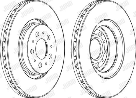 Jurid 562604JC - Bremžu diski ps1.lv