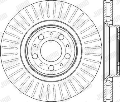 Jurid 562604JC - Bremžu diski ps1.lv