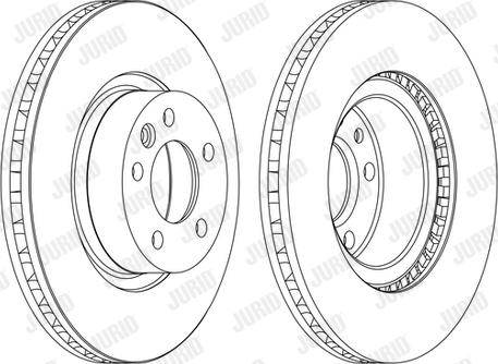 Jurid 562616JC-1 - Bremžu diski ps1.lv