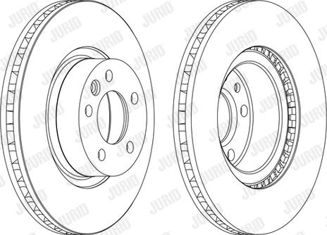 Jurid 562616JC - Bremžu diski ps1.lv