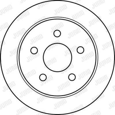 Jurid 562161JC - Bremžu diski ps1.lv