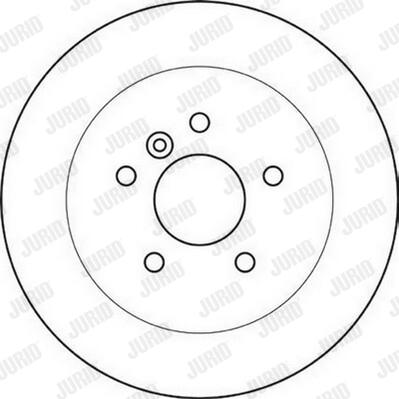 Jurid 562111JC-1 - Bremžu diski ps1.lv