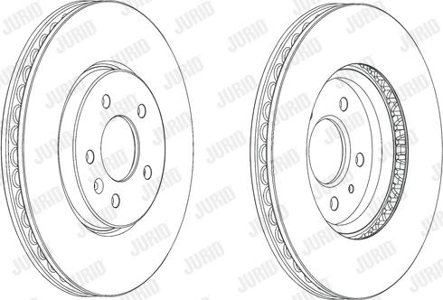Jurid 562851JC - Bremžu diski ps1.lv