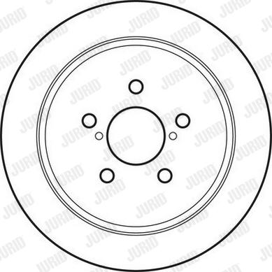 Jurid 562826JC - Bremžu diski ps1.lv