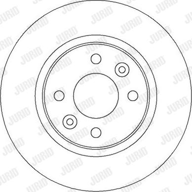 Jurid 562293JC-1 - Bremžu diski ps1.lv