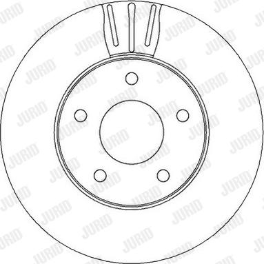Jurid 562281J - Bremžu diski ps1.lv