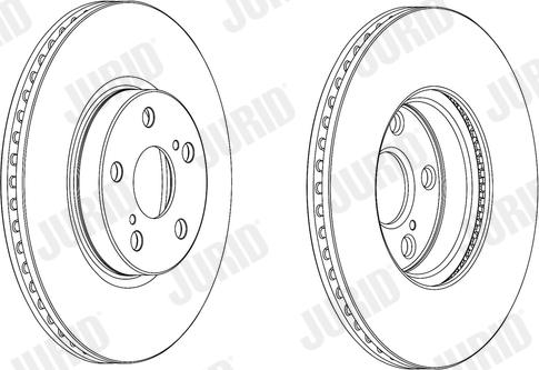 Jurid 562702JC-1 - Bremžu diski ps1.lv