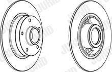 Jurid 562731JC-1 - Bremžu diski ps1.lv