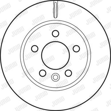 Jurid 562722JC - Bremžu diski ps1.lv