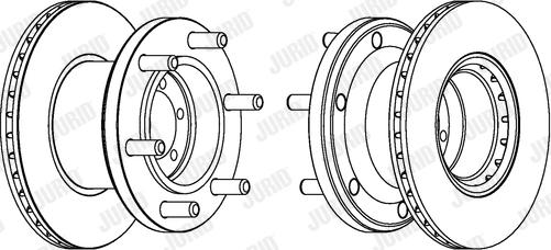 Jurid 567124J - Bremžu diski ps1.lv