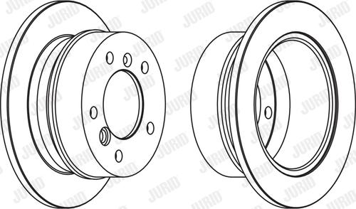 Jurid 567771J-1 - Bremžu diski ps1.lv