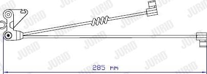 Jurid 587028 - Indikators, Bremžu uzliku nodilums ps1.lv