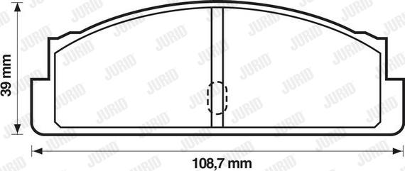 Jurid 571226J - Bremžu uzliku kompl., Disku bremzes ps1.lv