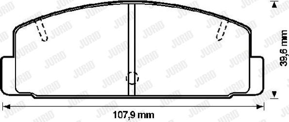 Jurid 572193J - Bremžu uzliku kompl., Disku bremzes ps1.lv