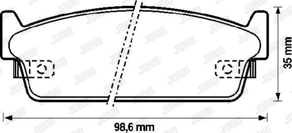 Jurid 572153J - Bremžu uzliku kompl., Disku bremzes ps1.lv