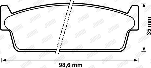 Jurid 572152J - Bremžu uzliku kompl., Disku bremzes ps1.lv