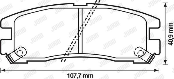 Jurid 572186J - Bremžu uzliku kompl., Disku bremzes ps1.lv