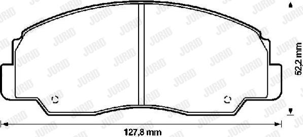 Jurid 572294J - Bremžu uzliku kompl., Disku bremzes ps1.lv