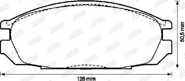 Jurid 572290J - Bremžu uzliku kompl., Disku bremzes ps1.lv