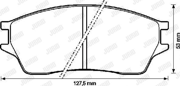 Jurid 572273J - Bremžu uzliku kompl., Disku bremzes ps1.lv