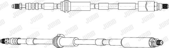 Jurid 173150J - Bremžu šļūtene ps1.lv