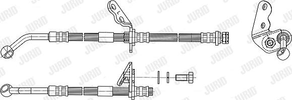 Jurid 172941J - Bremžu šļūtene ps1.lv