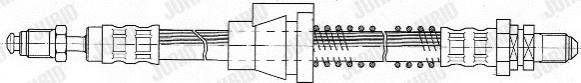 Jurid 172463J - Bremžu šļūtene ps1.lv