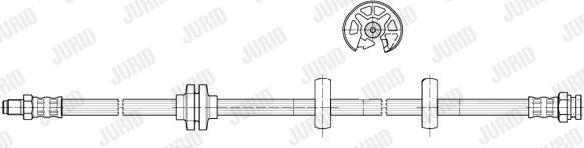 Jurid 172815J - Bremžu šļūtene ps1.lv