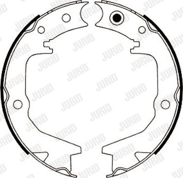 Jurid 362435J - Bremžu loku komplekts ps1.lv
