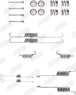 Jurid 771058J - Piederumu komplekts, Bremžu loki ps1.lv