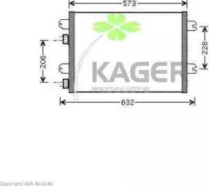 Kager 945329 - Kondensators, Gaisa kond. sistēma ps1.lv