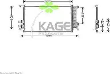 Kager 945777 - Kondensators, Gaisa kond. sistēma ps1.lv