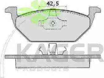 Kager 35-0048 - Bremžu uzliku kompl., Disku bremzes ps1.lv