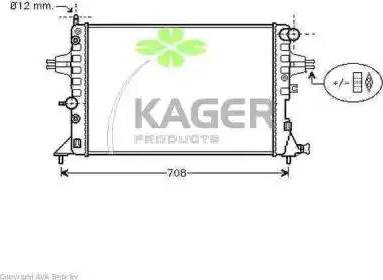 Kager 31-0798 - Radiators, Motora dzesēšanas sistēma ps1.lv