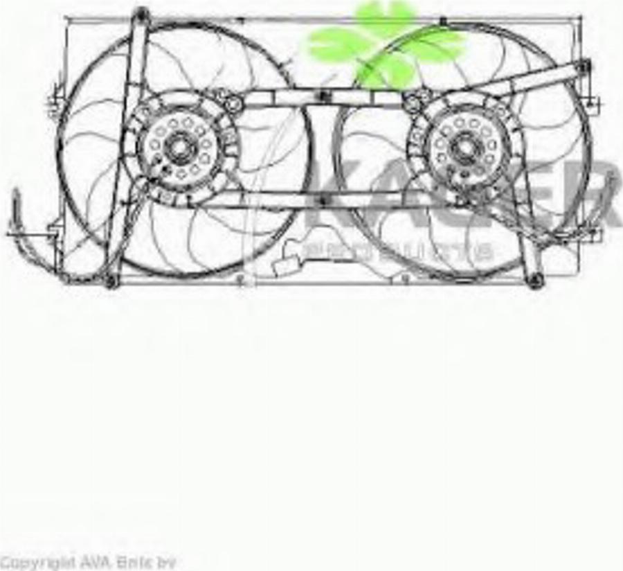 Kager 32-2415 - Ventilators, Motora dzesēšanas sistēma ps1.lv