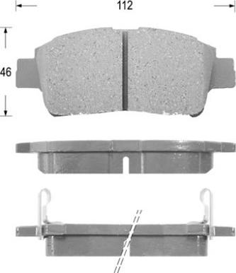 DJ Parts BP1007 - Bremžu uzliku kompl., Disku bremzes ps1.lv