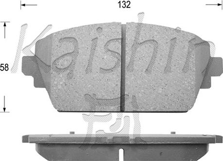 Kaishin FK1247 - Bremžu uzliku kompl., Disku bremzes ps1.lv