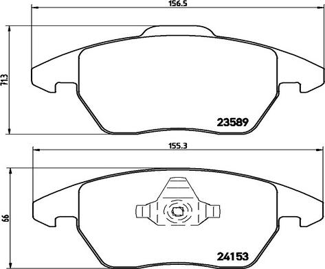 INTERBRAKE DP41434 - Bremžu uzliku kompl., Disku bremzes ps1.lv