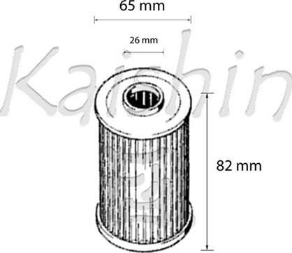 Kaishin O961 - Eļļas filtrs ps1.lv